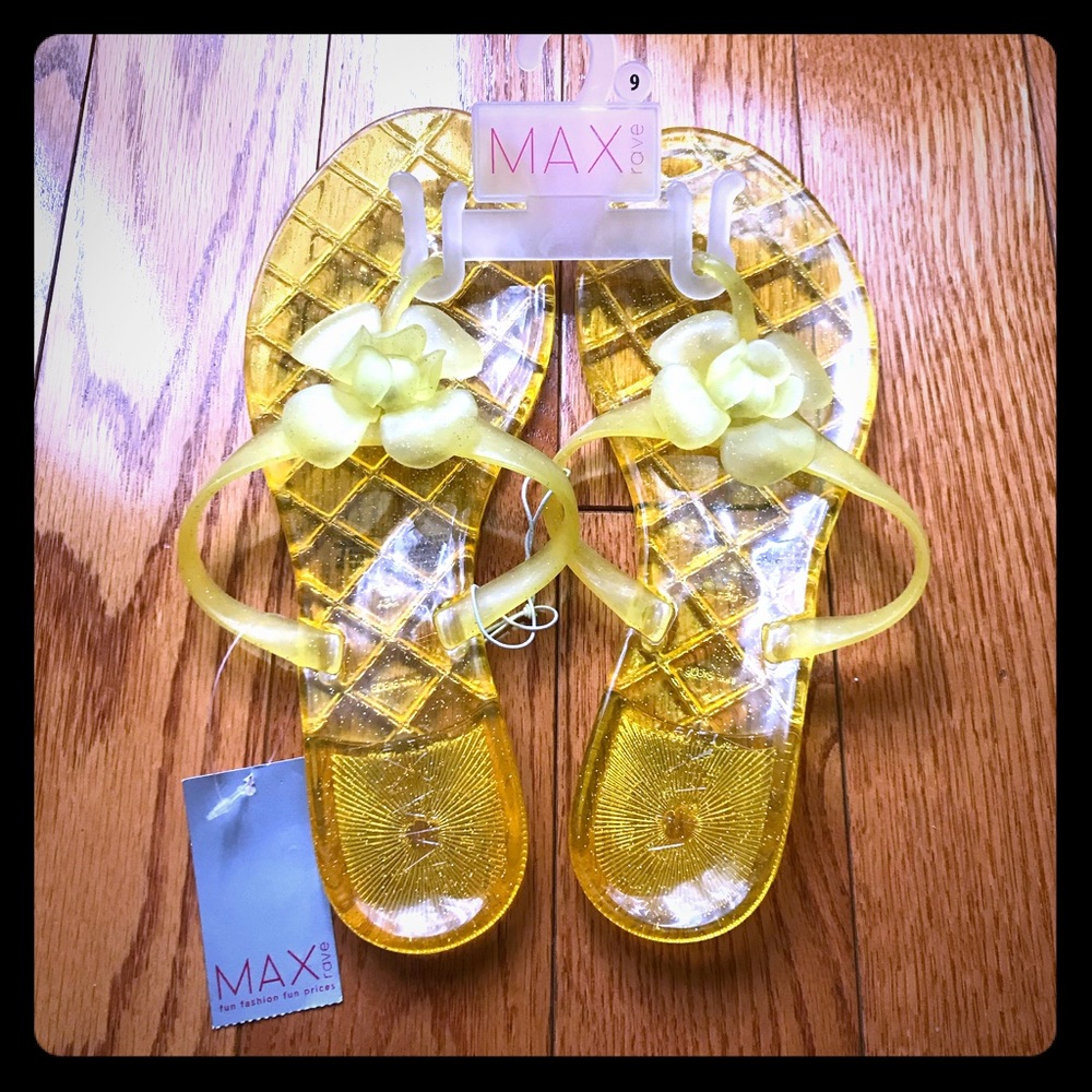 Yellow Jelly 👡 Sandals